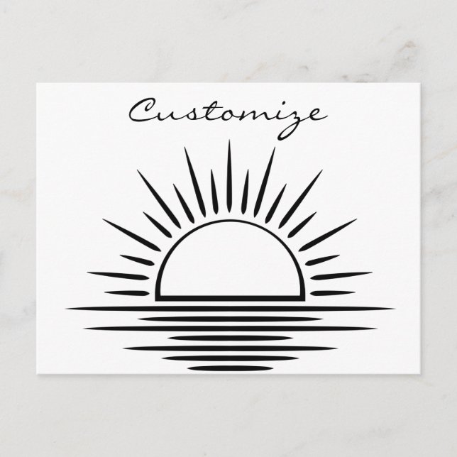 Sunrise/Sunset Reflection Thunder_Cove Postcard (Front)