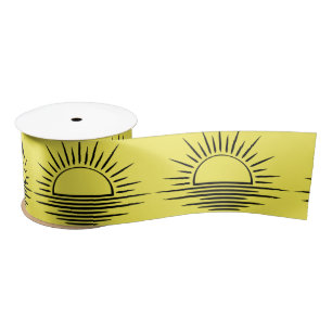 Sunrise/Sunset Reflection Thunder_Cove Satin Ribbon