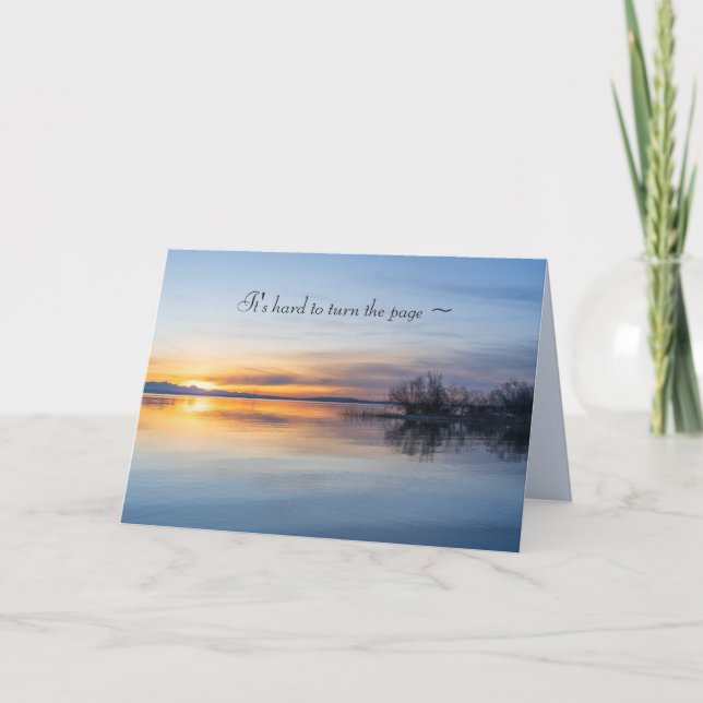 SUNRISE/SUNSET SYMPATHY CARD (Front)
