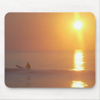 Sunrise Surfer Mouse Pad