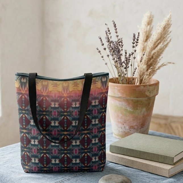 Sunrise Tapestry Tote Bag (Creator Uploaded)