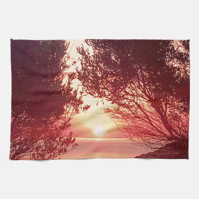 sunrise tea towel (Horizontal)