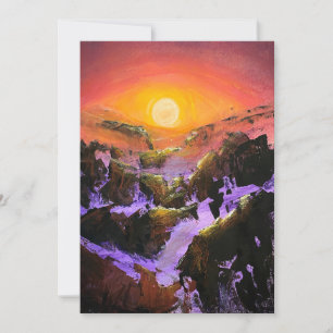 Sunrise Thaw Thank You Card