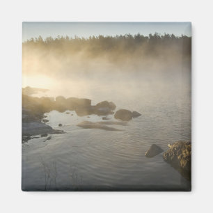 Sunrise through fog in Anderson Bay, Rainy Magnet