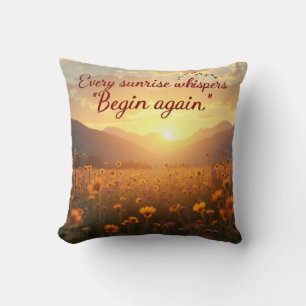 Sunrise Throw Pillow