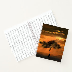 Sunrise Tree Notebook