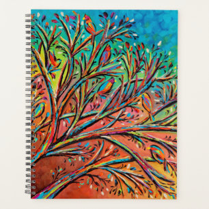 Sunrise Treetop Birds II Planner