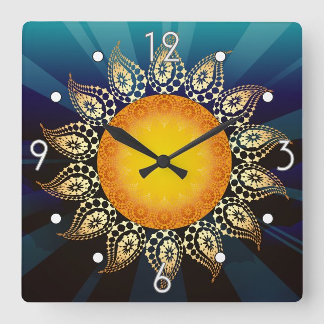 Sunrise Wall Clock (Front)