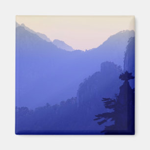 Sunrise, Yellow Mountain, Huangshan, China Magnet