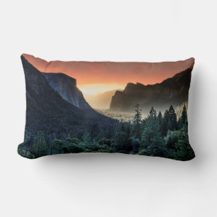 Sunrise   Yosemite National Park Lumbar Cushion