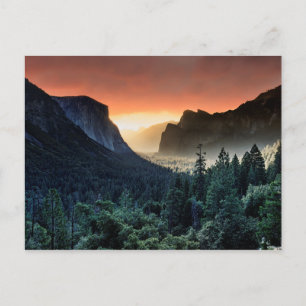 Sunrise   Yosemite National Park Postcard