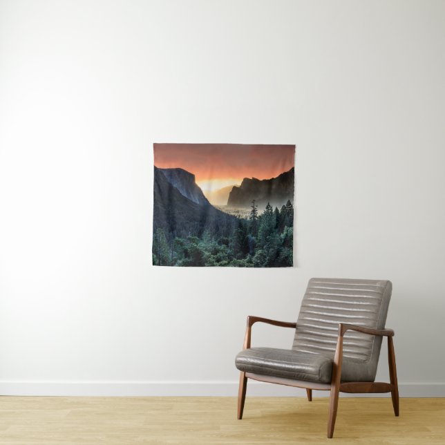 Sunrise | Yosemite National Park Tapestry (In Situ (Horizontal))