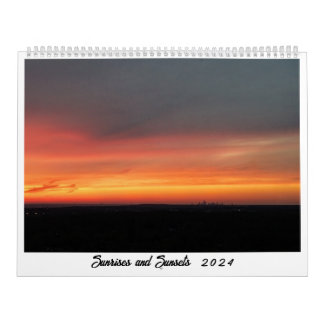 Sunrises and Sunsets 2024 Calendar