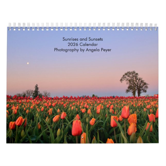 Sunrises and Sunsets 2026 Calendar (Cover)