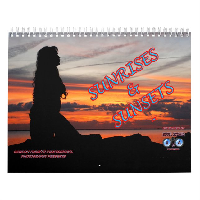 Sunrises and Sunsets  Calendar (Cover)
