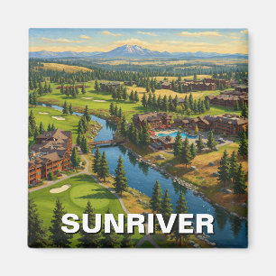 Sunriver Oregon Travel Magnet