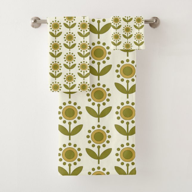 Sunroom Bloom Bath Towel Set (Insitu)