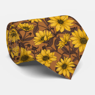 sunflower tie