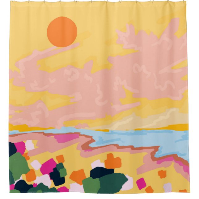 Sun's Embrace Shower Curtain (Front)