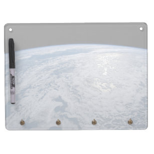Sun's Glint Beaming On The South Pacific Ocean. Dry Erase Board With Key Ring Holder