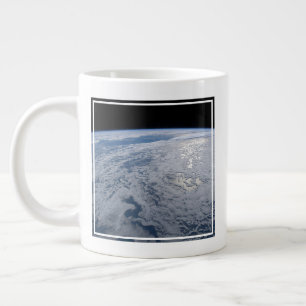 Sun's Glint Beaming On The South Pacific Ocean. Large Coffee Mug