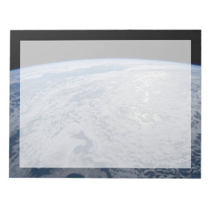 Sun's Glint Beaming On The South Pacific Ocean. Notepad