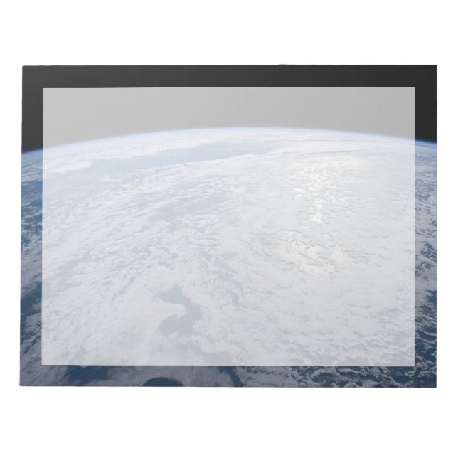 Sun's Glint Beaming On The South Pacific Ocean. Notepad (Front)