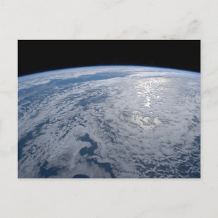 Sun's Glint Beaming On The South Pacific Ocean. Postcard