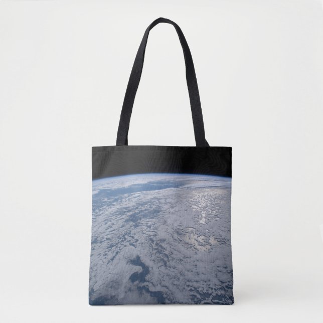 Sun's Glint Beaming On The South Pacific Ocean. Tote Bag (Front)