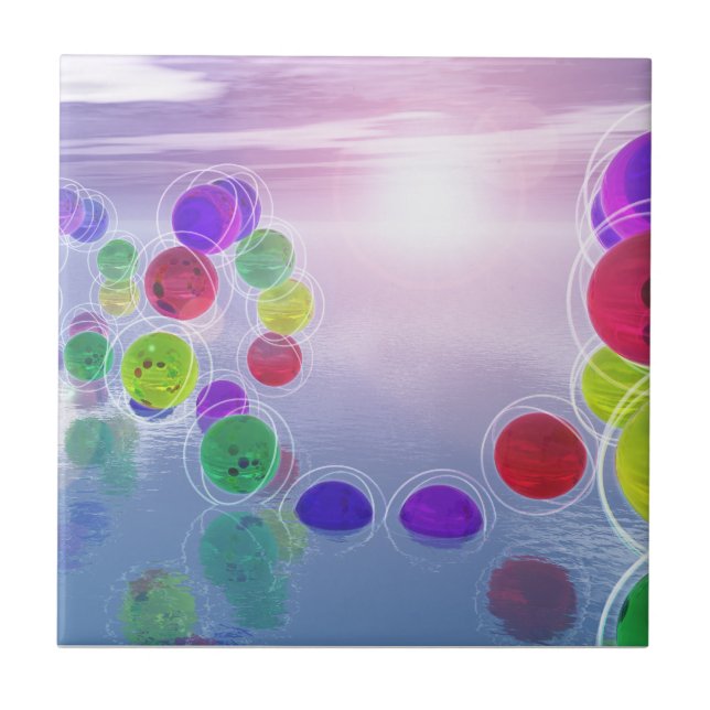 Suns in Their Courses Decorative Tile (Front)