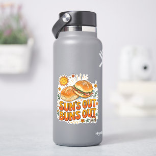 Sun's Out Buns Out Cheerful Retro Summer Design