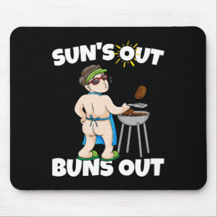 Suns Out Buns Out I Rbecue Pulled Pork Steak Bbq G Mouse Pad