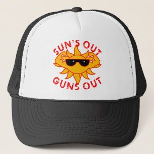 Suns Out Guns Out 02  #USAPatriotGraphics  © Trucker Hat