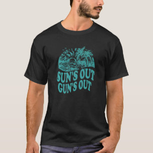 Sun's Out Guns Out Graphic Men Women Bodybuilding T-Shirt