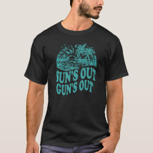 Sun's Out Guns Out Graphic Men Women Bodybuilding T-Shirt
