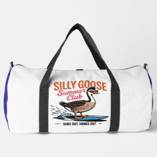 Suns Out, Honks Out" - Silly Goose Surfing Duffle Bag
