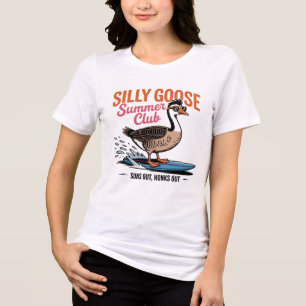 Suns Out, Honks Out" - Silly Goose Surfing Tri-Blend Shirt