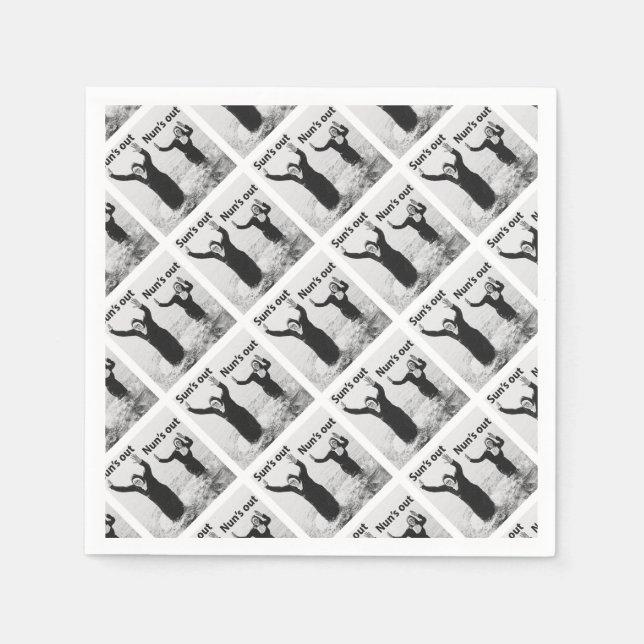 Suns out Nuns out Napkin (Front)