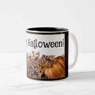 SUNS! SUNSHINE! HAPPY HALLOWEEN! :) Two-Tone COFFEE MUG