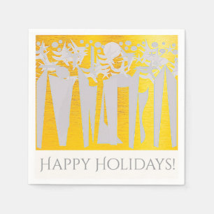 SUNS! SUNSHINE! HOLIDAYS IN CENTRAL PARK! :) NAPKIN