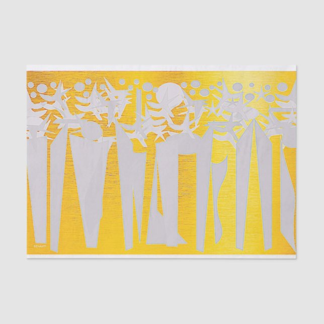 SUNS! SUNSHINE! HOLIDAYS IN CENTRAL PARK! :) TISSUE PAPER (Front)