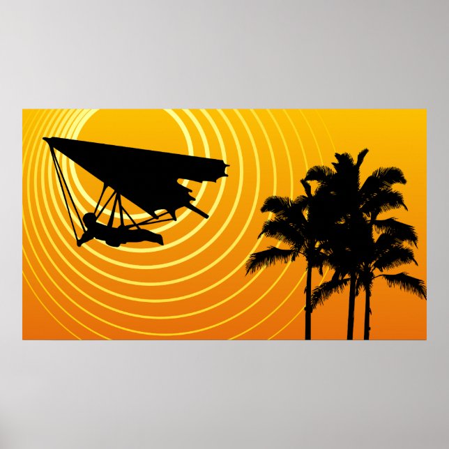 sunscene hang gliding poster (Front)