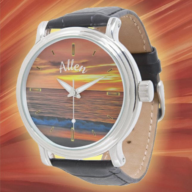 Sunset 1577 Leather  Watch (Creator Uploaded)