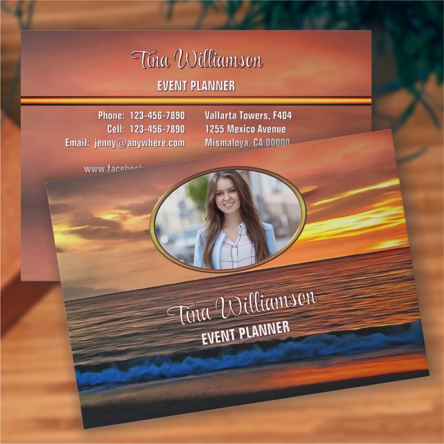 Sunset 1577 QR Code Business Card (Creator Uploaded)