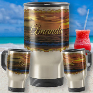 Sunset 1577 travel mug