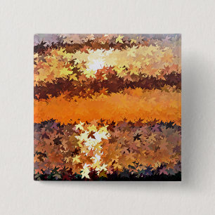 SUNSET 15 CM SQUARE BADGE