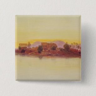 Sunset, 1861 (panel) 15 cm square badge