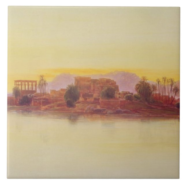 Sunset, 1861 (panel) ceramic tile (Front)