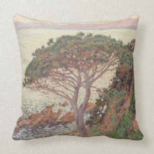 Sunset, 1916 (oil on canvas) cushion