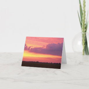 Sunset 2004 Photo By Mark Edward Westerfield. Card